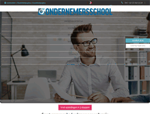Tablet Screenshot of ondernemersschool.be
